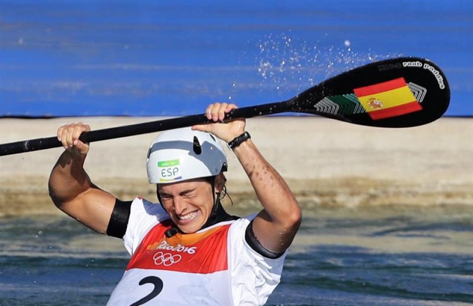 Maialen Chourraut, campeona olímpica. Foto: EFE.