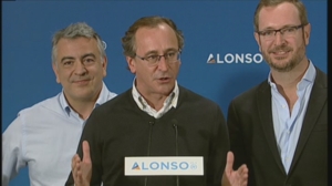 Alfonso Alonso: 'Yo estoy muy contento con los resultados del PP'