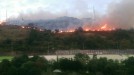 Fotos: Incendio en el monte Banderas de Bilbao. Foto: Radio Euskadi