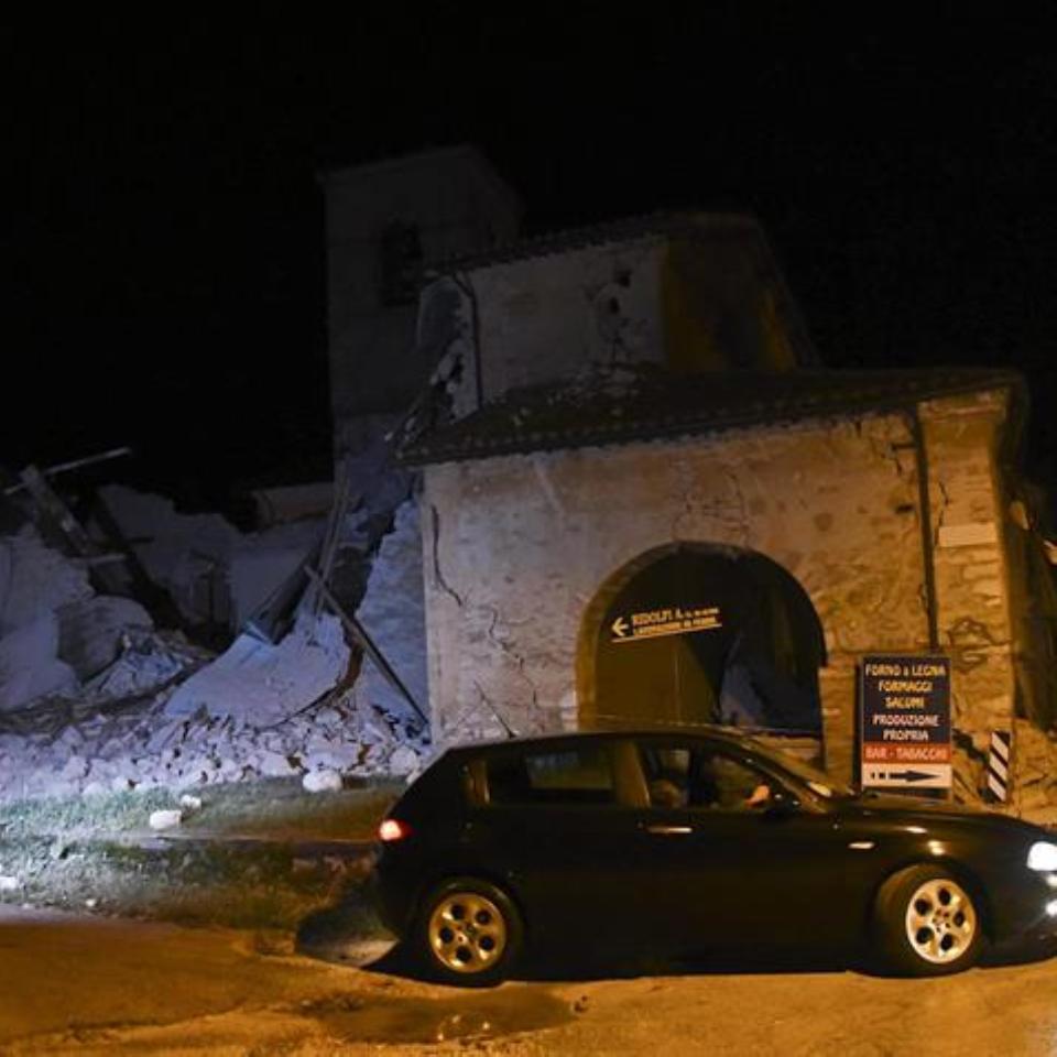 Terremoto en Italia. Foto: EFE.