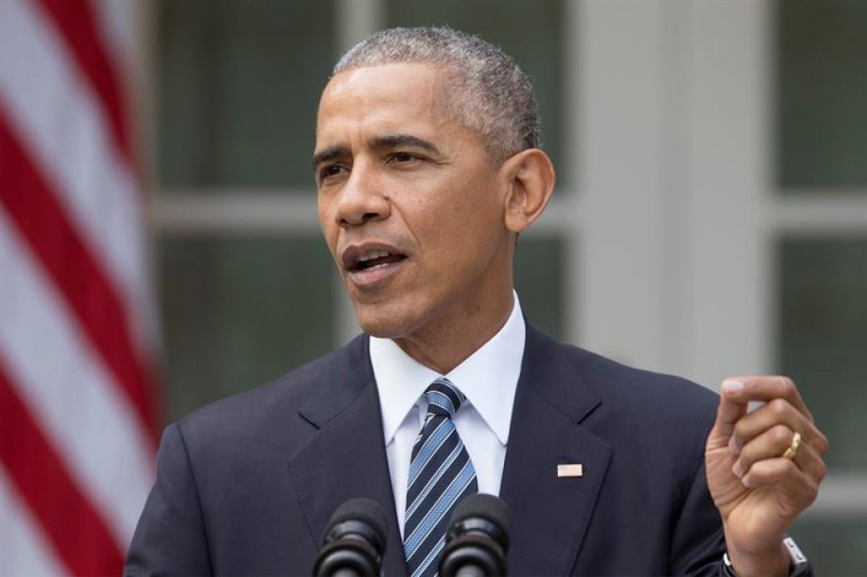 Barack Obama, en la rueda de prensa que ha ofrecido tras las elecciones. Foto: EFE
