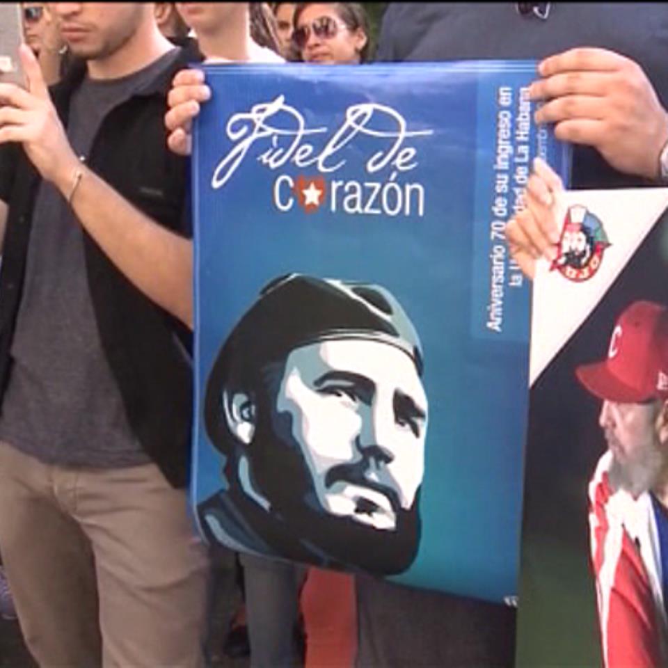 Cuba homenajea a Fidel Castro. Foto: EFE