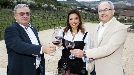 Eva Longoria visita la Rioja Alavesa. Foto: EFE.