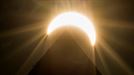 El eclipse, en EE. UU. Foto: EFE