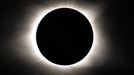 El eclipse, en EE. UU. Foto: EFE