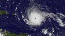 El ojo del huracán, desde el espacio. Foto: EFE