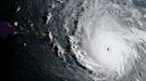 El ojo del huracán, desde el espacio. Foto: EFE