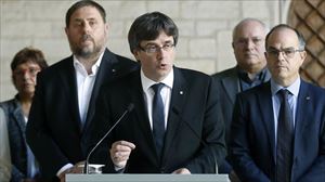 Imagen de archivo del president Carles Puigdemont. Foto: EFE