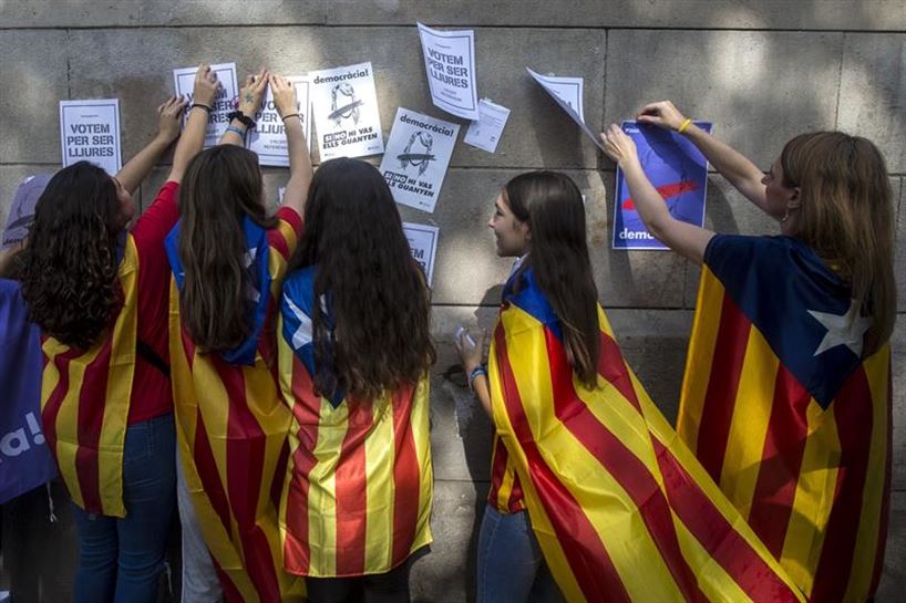 Kataluniako erreferenduma. EFE