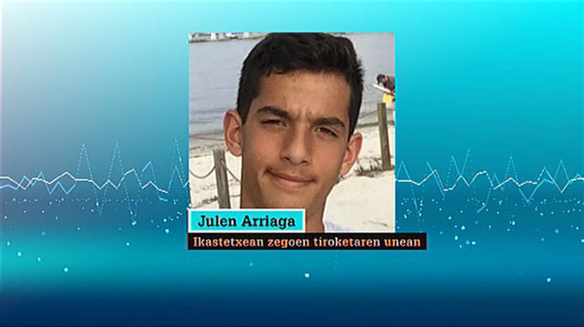 Julen Arriaga, un joven vasco de 14 años, testigo del tiroteo en Florida