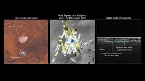 Imágenes captadas por la sonda Mars Express