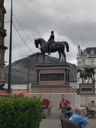 El centro de Glasgow