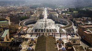 Imagen aérea del Vaticano