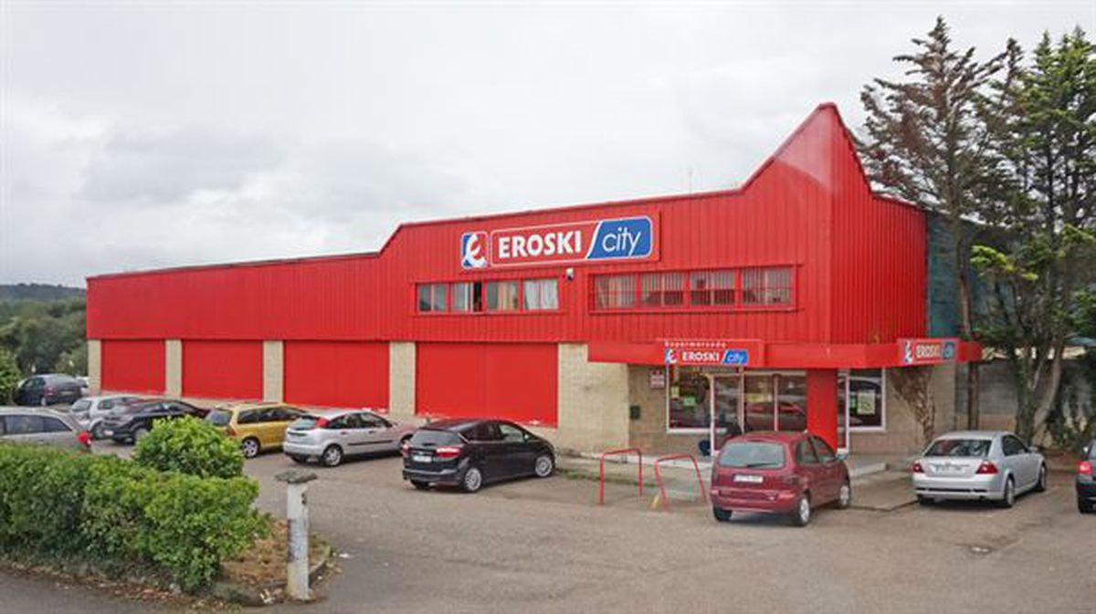 Supermercado de Eroski.