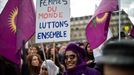 Día Internacional de la Mujer, en París (Francia). (Foto: EFE)