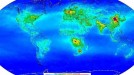 Mapa de contaminación por dióxido de nitrógeno. 