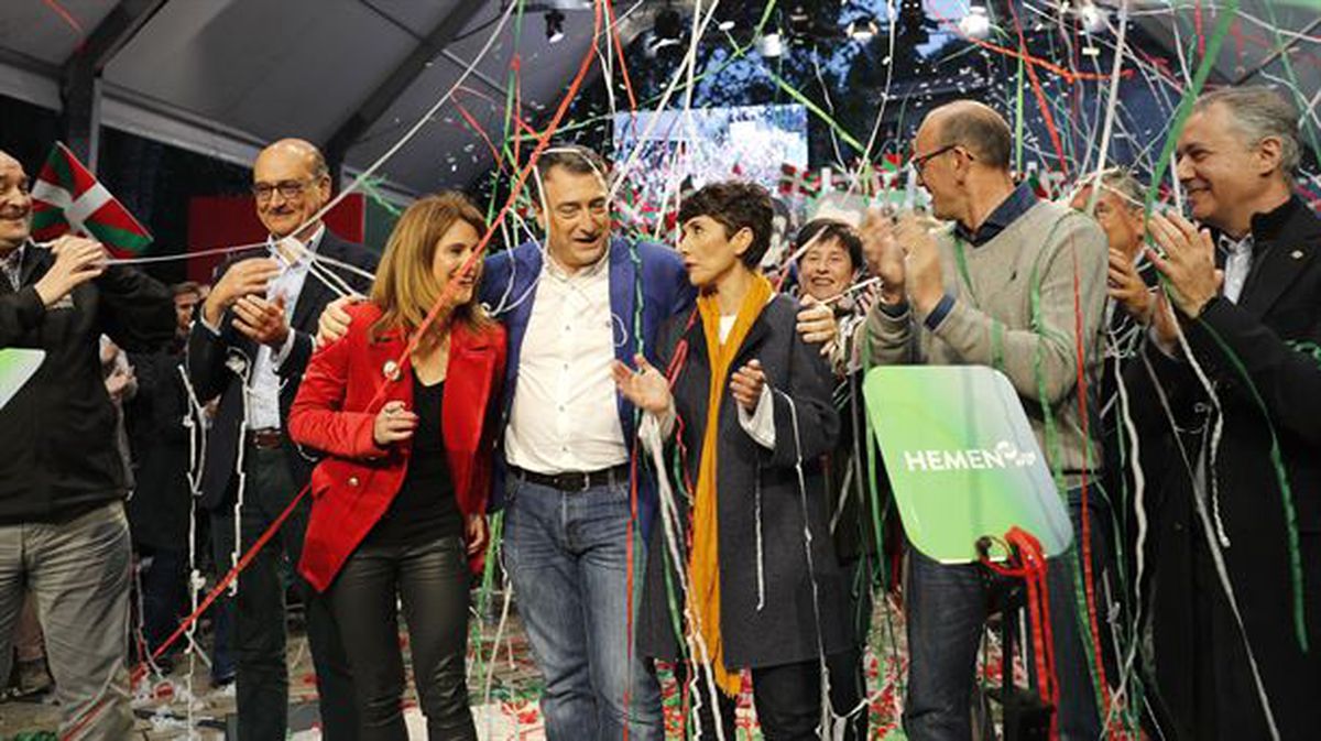 Acto de cierre de campaña del PNV en Bilbao.