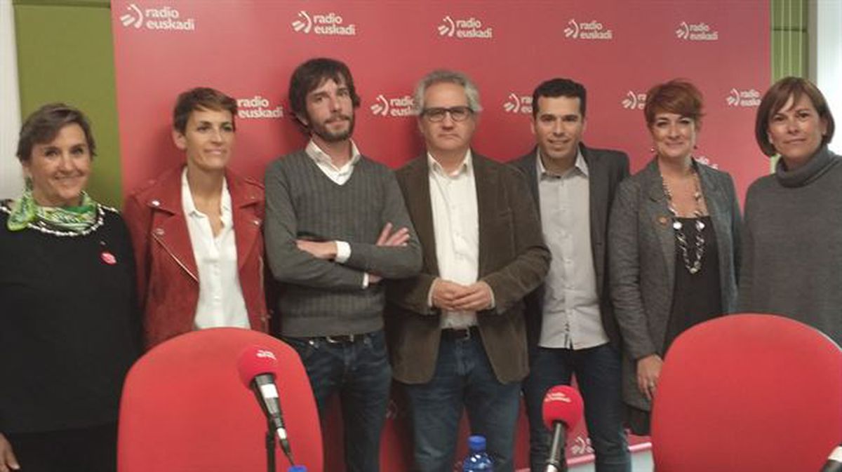 Debate electoral con los principales candidatos al Parlamento de Navarra en Radio Euskadi
