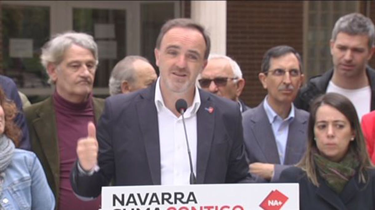 Javier Esparza, candidato de Navarra Suma
