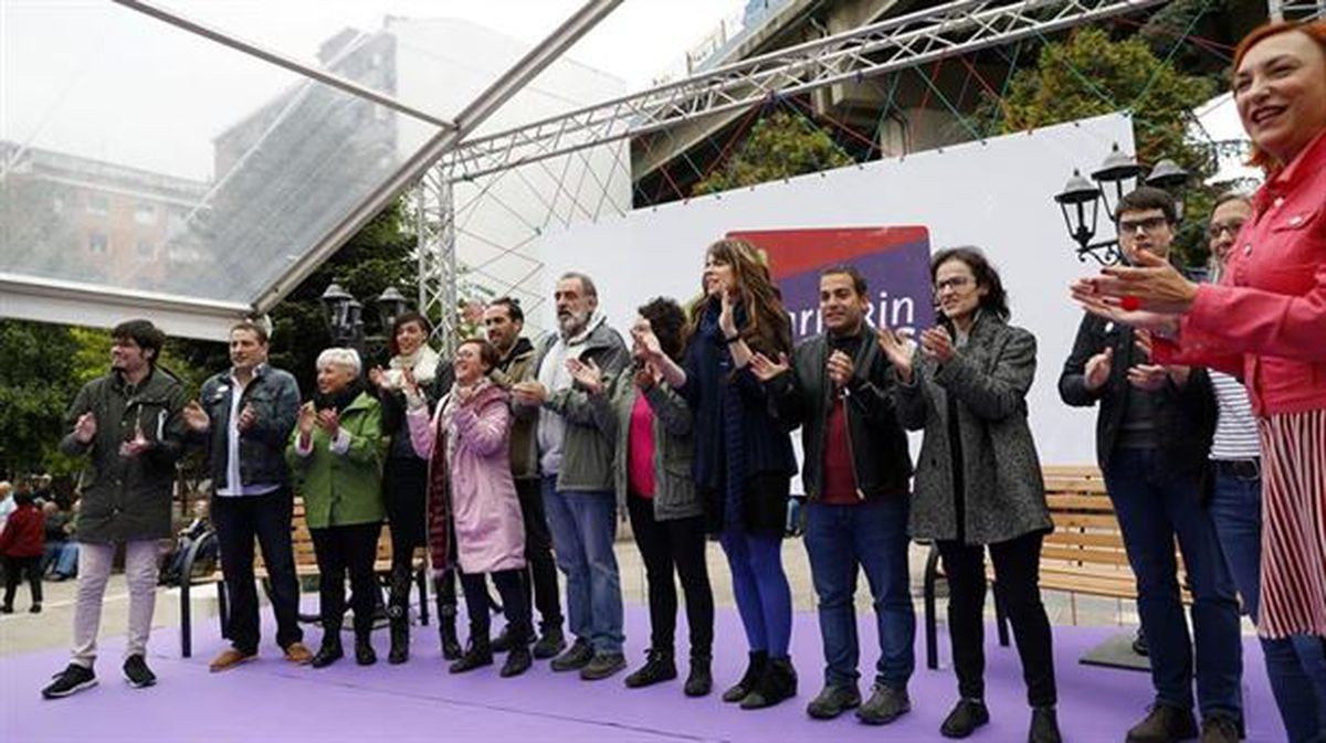 Elkarrekin Podemos quiere ser la apuesta de los progresistas en este 26M