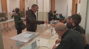 Votación en las elecciones municipales y forales. Foto: EiTB