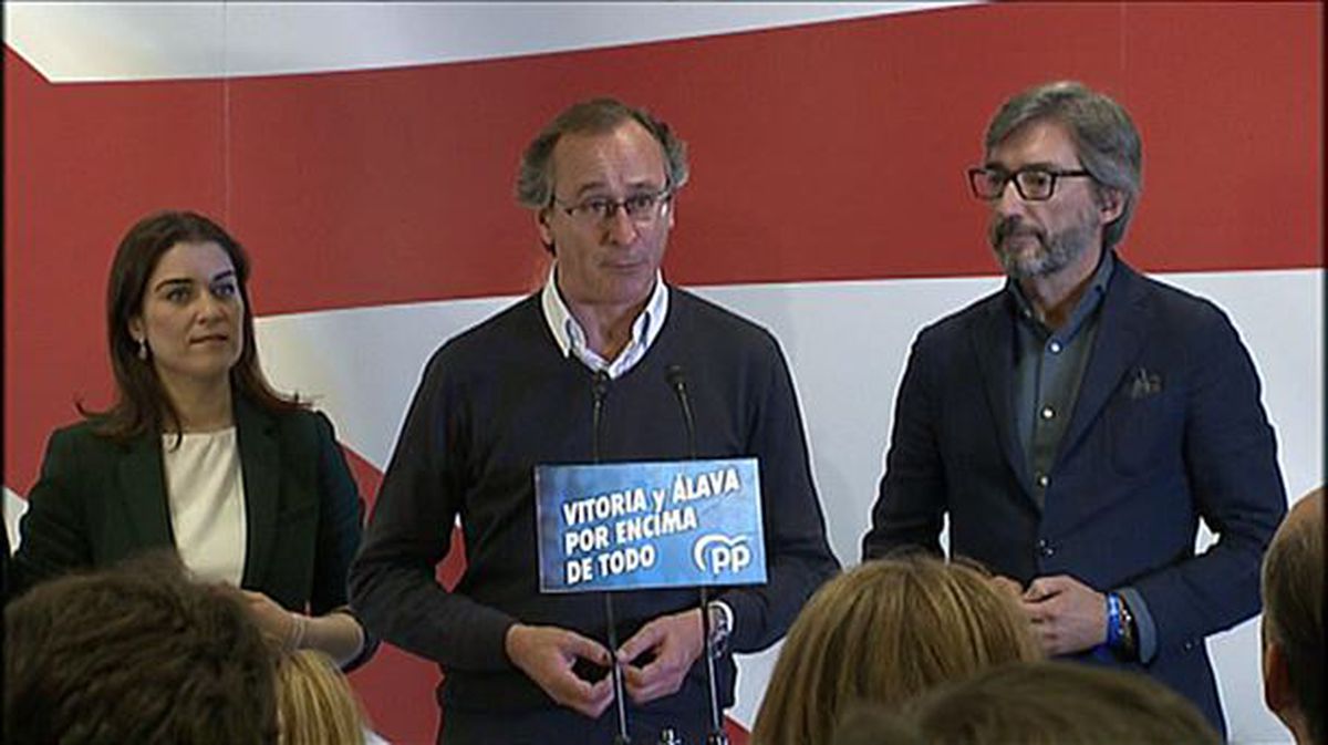 Alfonso Alonso, en las elecciones del 26 de mayo