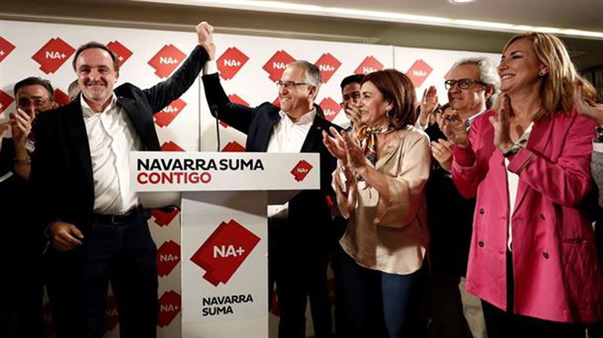 Navarra Suma ha sido la ganadora en Navarra y Pamplona