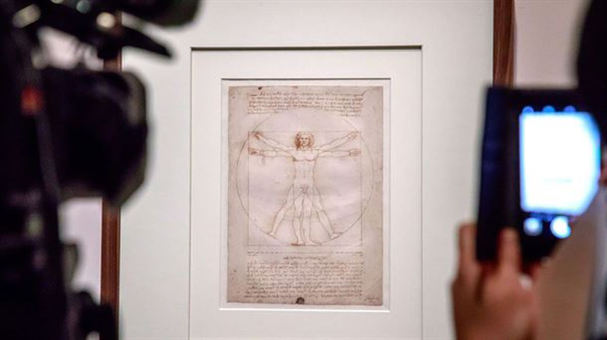 'Vitruviar gizona' ikusgai egongo da Louvren