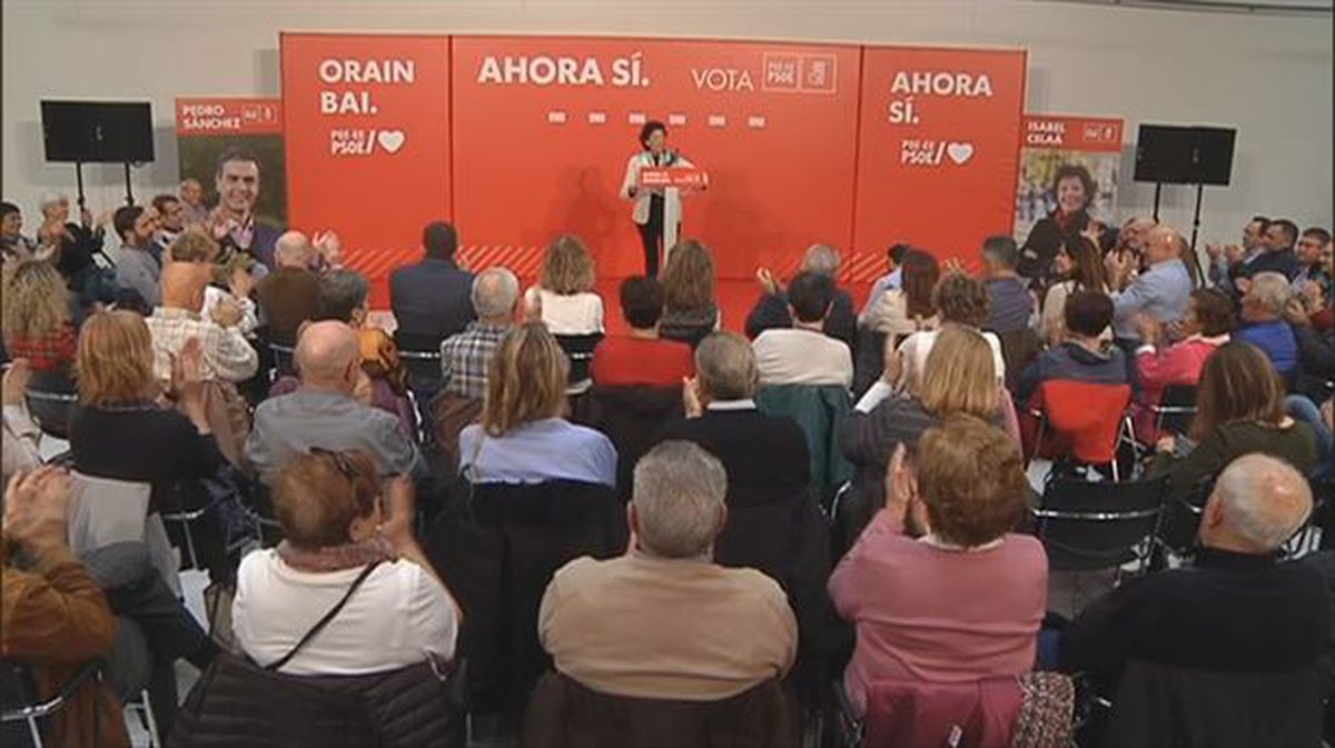 Los socialistas han continuado en Vitoria-Gasteiz con la campaña electoral