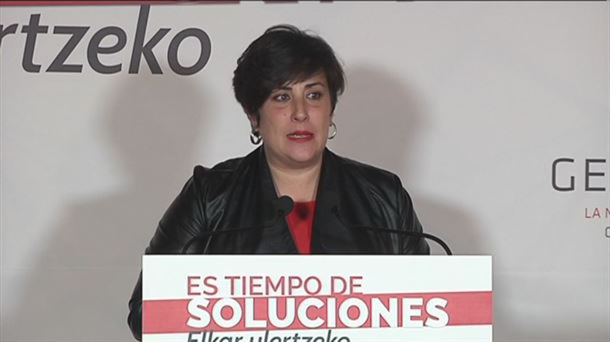 La candidata de Geroa Bai, María Solana. Foto: EiTB