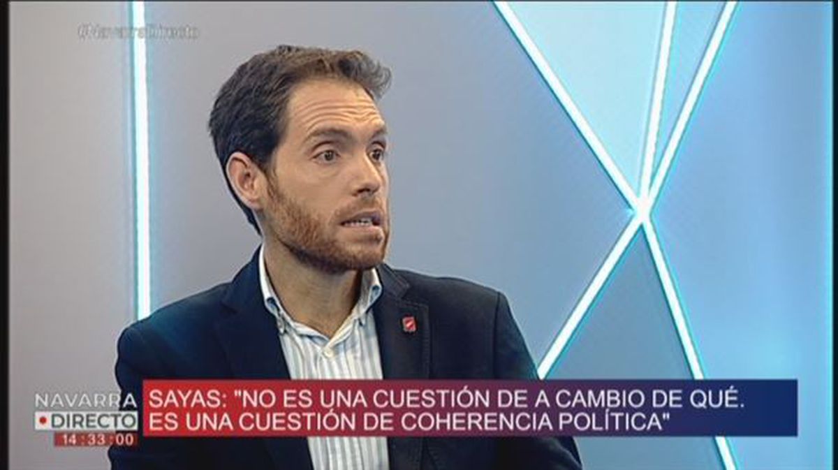 Sayas: 'Queremos una España y una Navarra alejada de los proyectos nacionalistas'