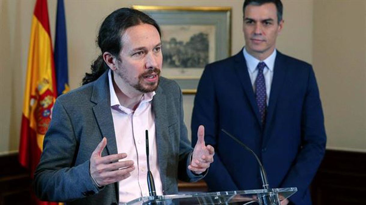 Pablo Iglesias será el vicepresidente del Gobierno de coalición. Foto: EFE. 
