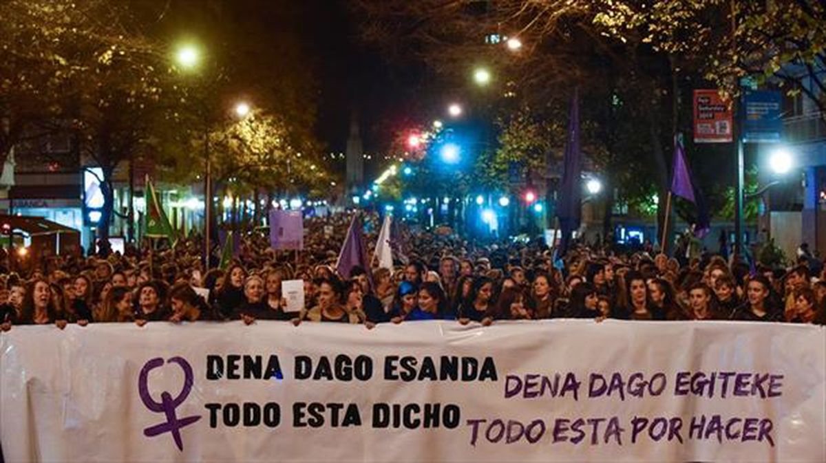 Manifestación de 2019 en Bilbao.