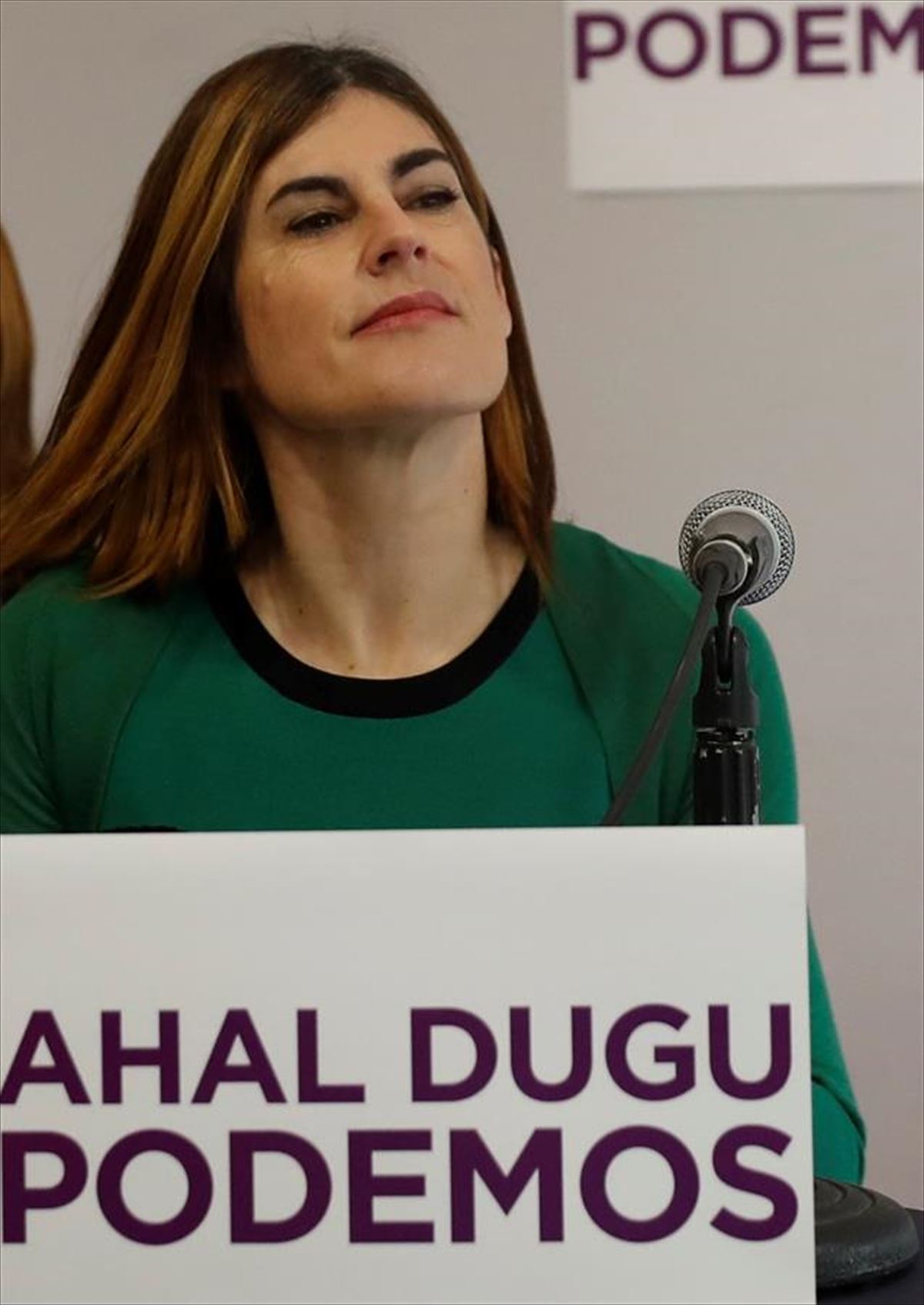 Miren Gorrotxategi,candidata a lehendakari de la lista alternativa a la de Podemos Euskadi.