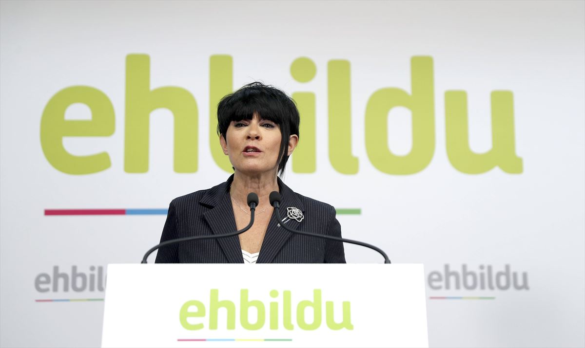 La candidata de EH Bildu a lehendakari, Maddalen Iriarte.