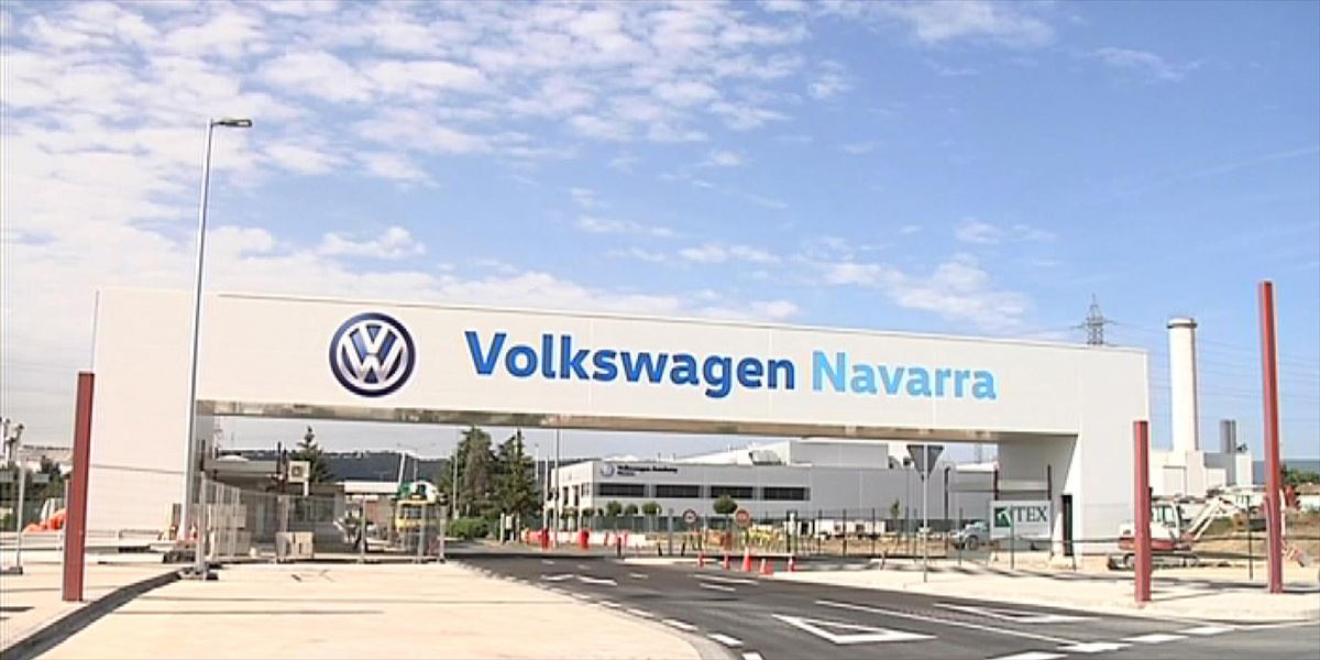 Imagen de la planta de Volkswagen Navarra en Landaben