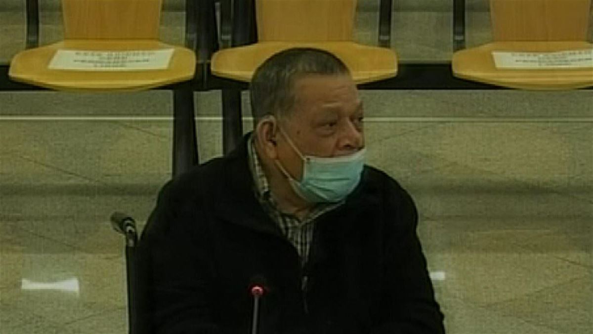 El excoronel Inocente Montano durante el juicio por el asesinato de Ignacio Ellacuría.