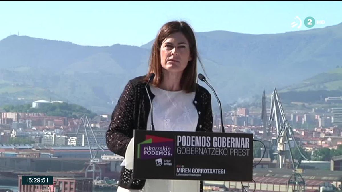 Miren Gorrotxategi. Imagen obtenida de un vídeo de ETB.