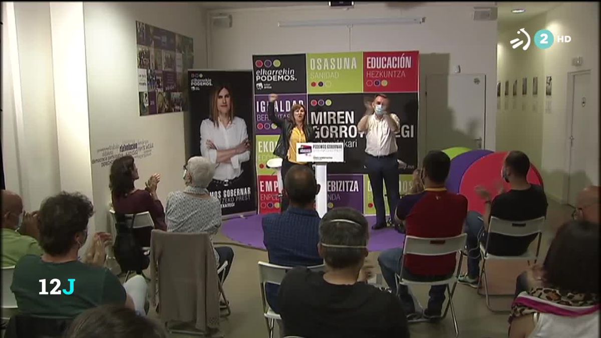 Elkarrekin Podemos. Imagen obtenida de un vídeo de ETB.