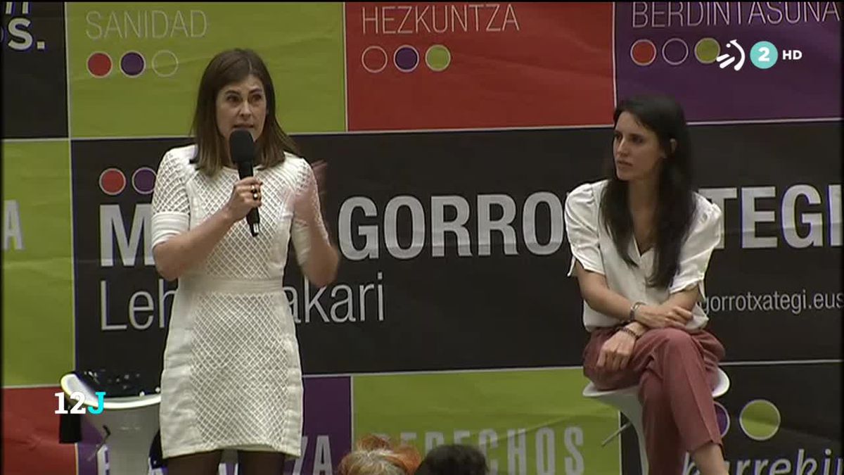 Elkarrekin Podemos. Imagen obtenida de un vídeo de ETB.