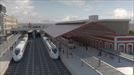Así será la futura estación de San Sebastián. Foto: Gobierno Vasco.