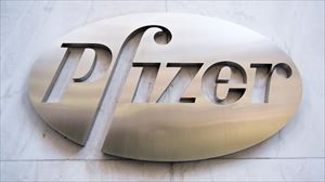 Logo de la empresa farmacéutica Pfizer