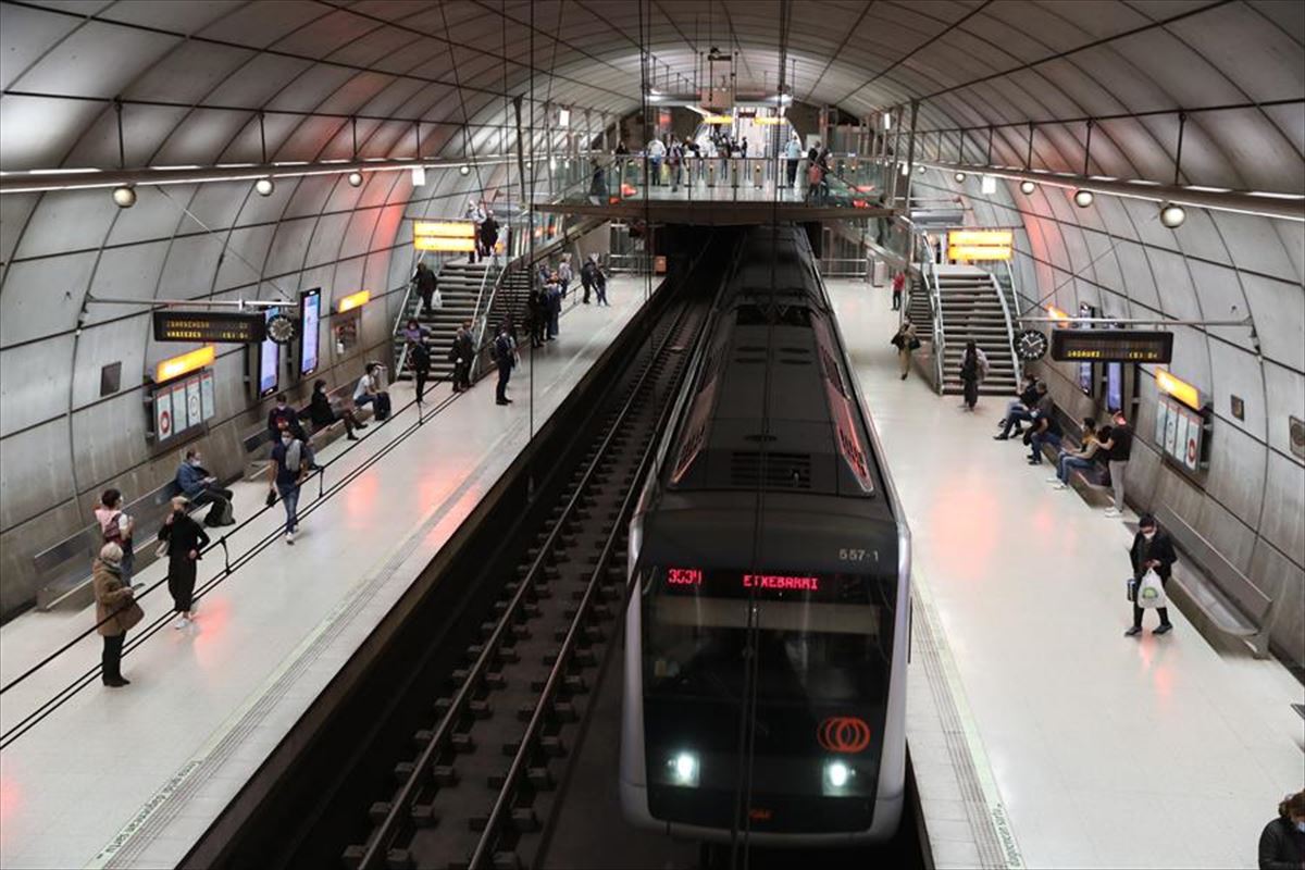 Metro Bilbao en imagen de archivo