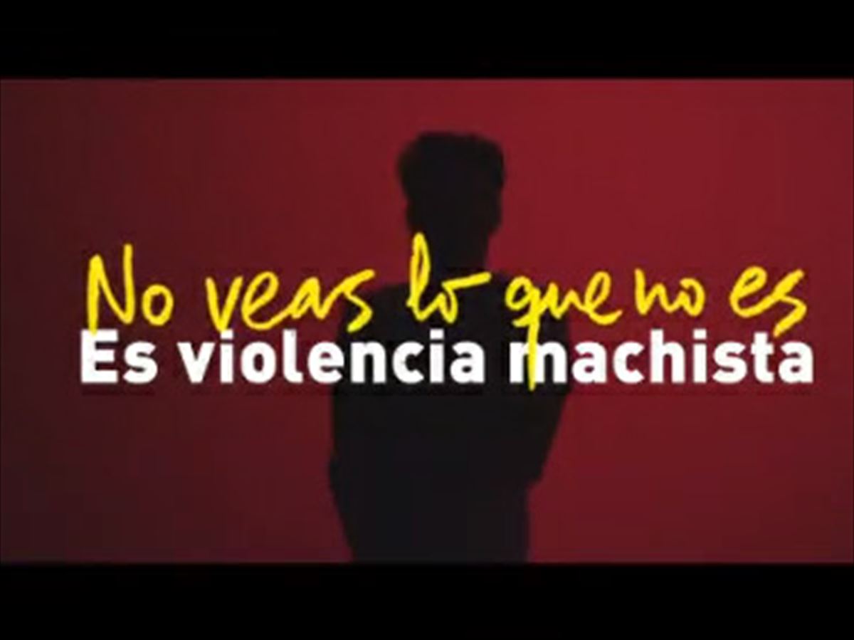 Imagen sacada del vídeo de la campaña de violencia machista en Bizkaia.
