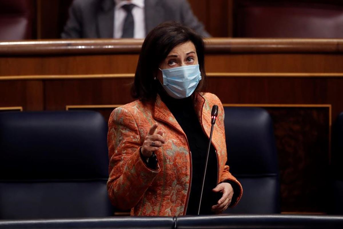 La ministra de Defensa del Gobierno español, Margarita Robles, en una imagen de archivo