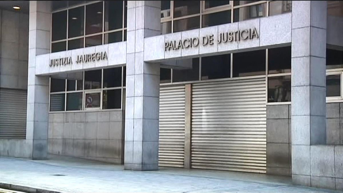 Juzgados de Bilbao, en una captura de imagen de un vídeo de EITB Media.