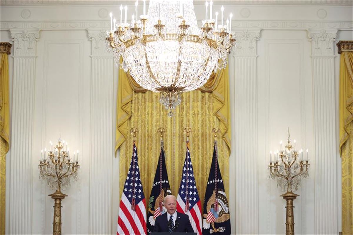 Biden, en la Casa Blanca. Foto: Efe
