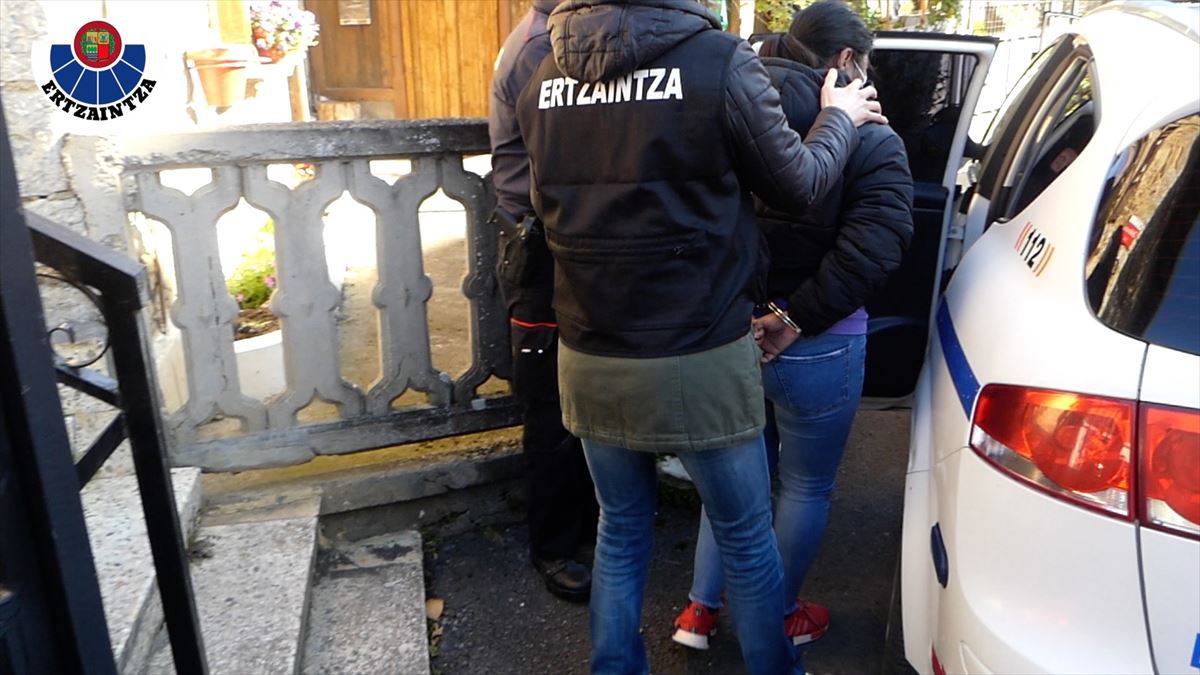 Detenciones en Bizkaia.