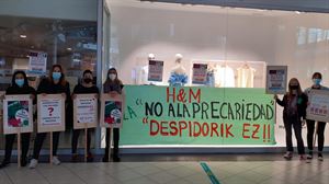 Las empleadas de H&M Vitoria en huelga indefinida