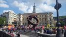 Manifestantes en Bilbao